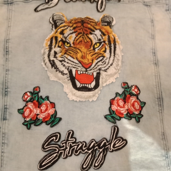R.S.1NE Patch Jean Jacket (Size L) - Picture 4 of 6